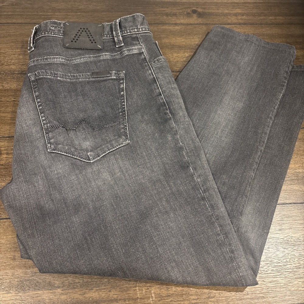 Alberto Jeans Pipe Regular Slim Fit Size‎ 38x28 Faded Black Excellent Condition